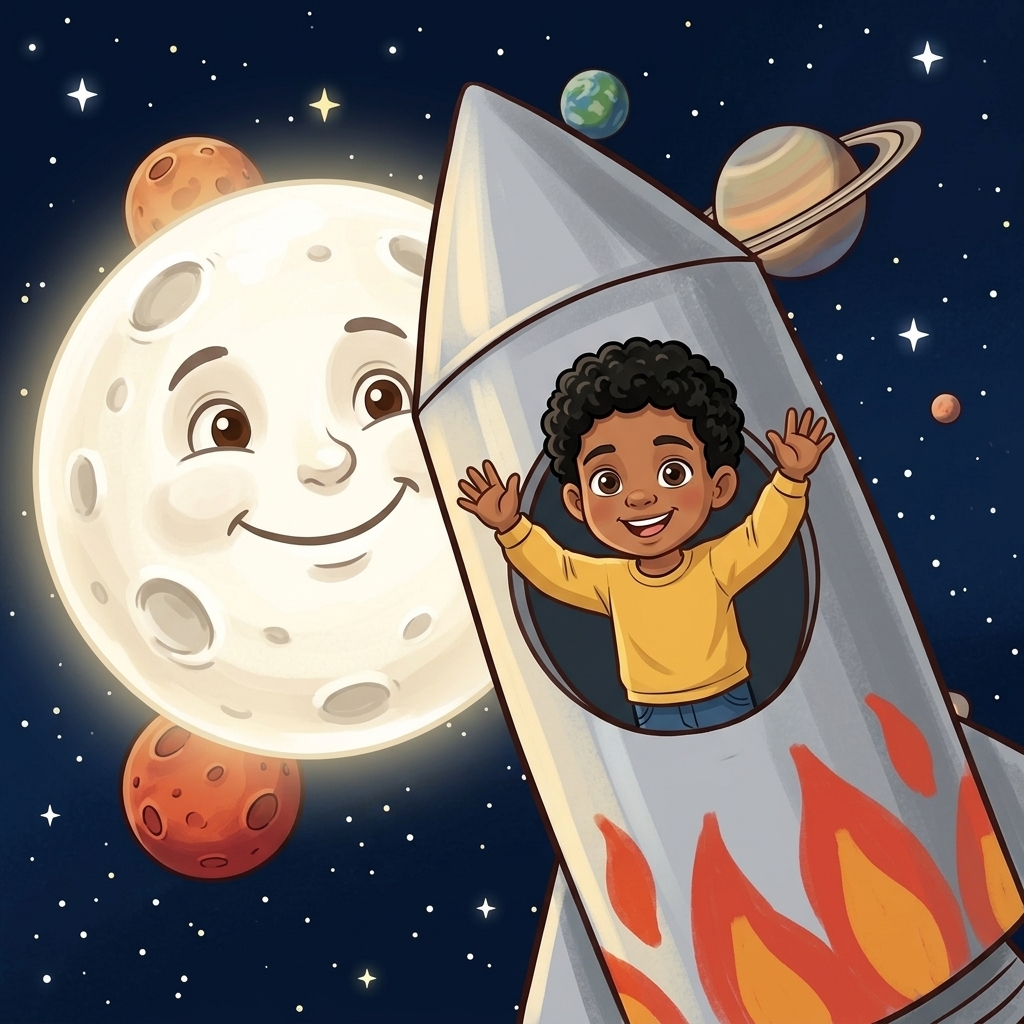 Theo's Rocket to the Stars, page 3