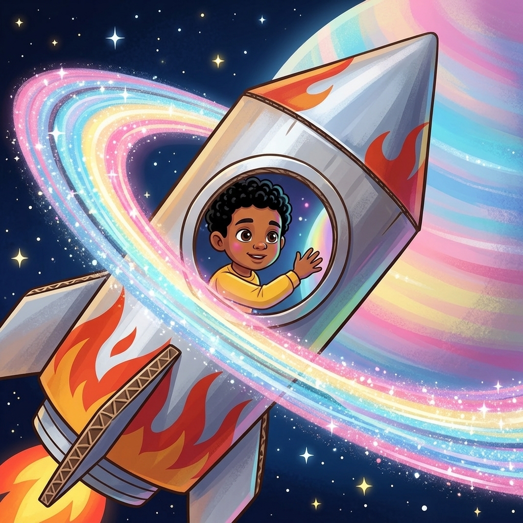 Theo's Rocket to the Stars, page 4